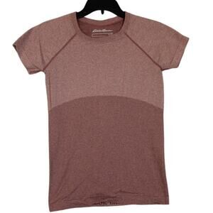 Eddie Bauer Shirt‎ Womens XS Purple Activewear Free Dry Performance Running